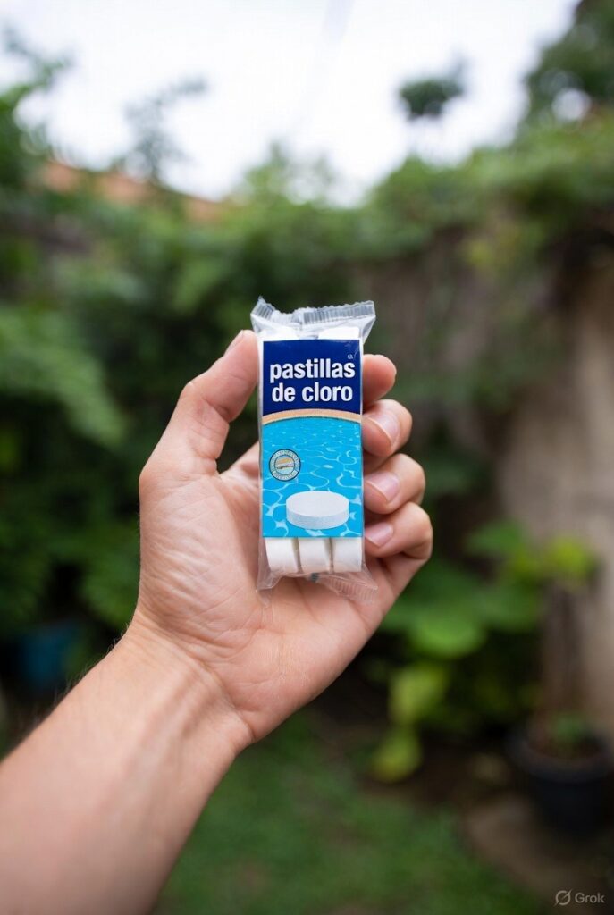 ponerle pastillas de cloro al tinaco