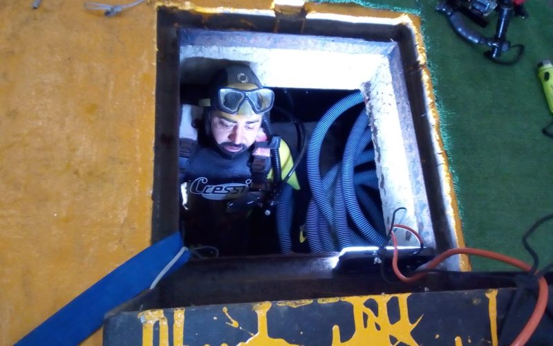 Lavado de cisternas por buceo